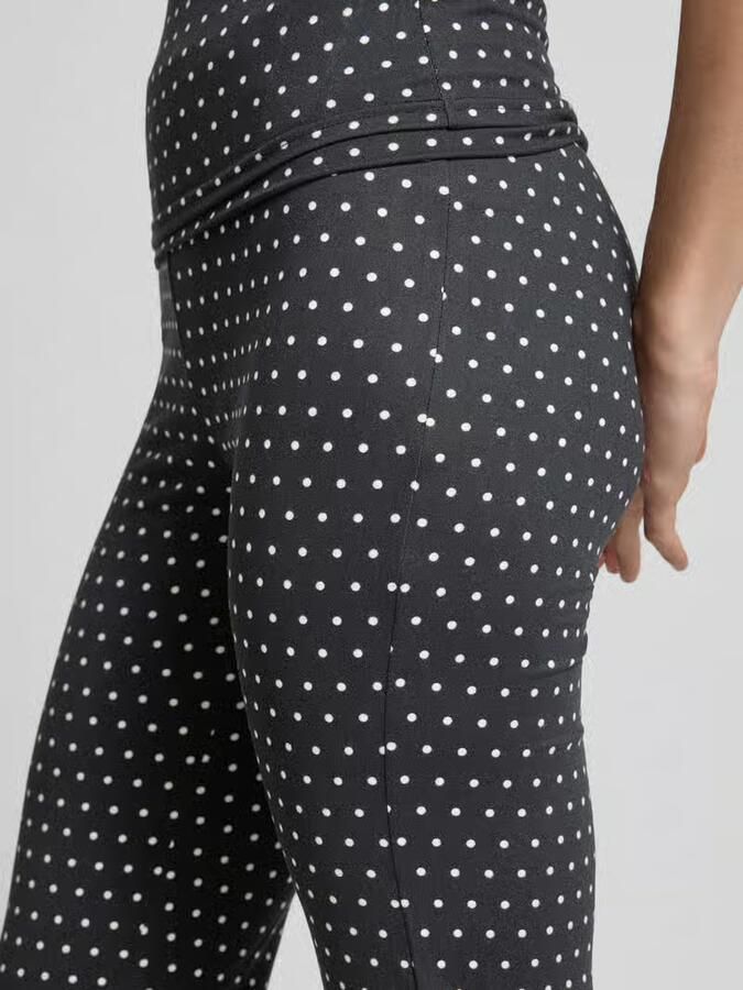 NOISY MAY Flared cut broek in all-over look model 'DESTINY'