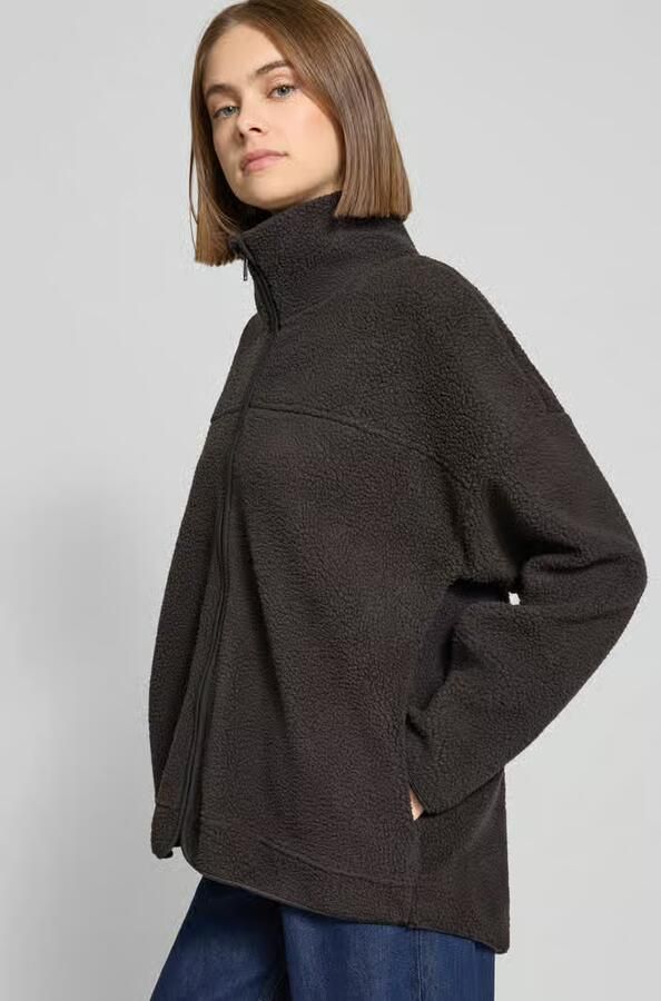 Noisy May Fleecejack met opstaande kraag model 'COZY' - Foto 7