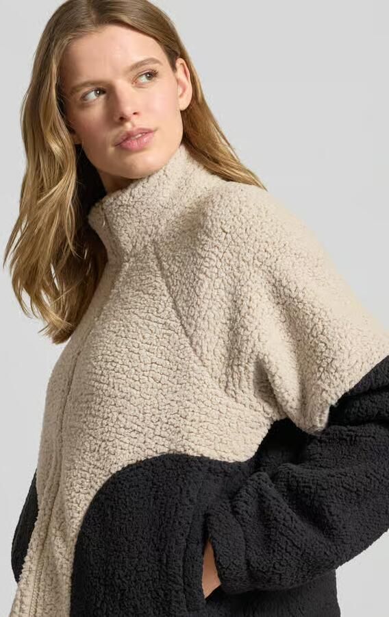 NOISY MAY Fleecejack met tweewegritssluiting model 'CUDDLE'