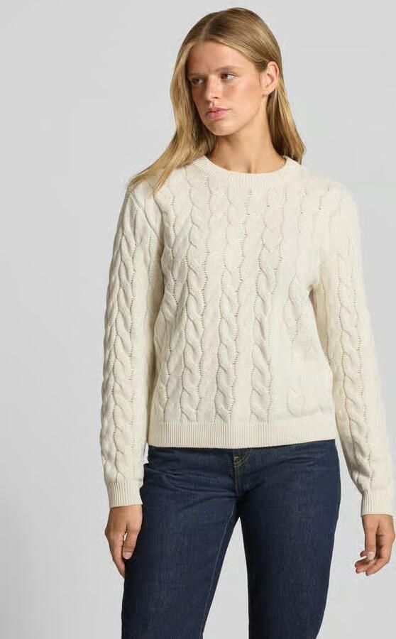NOISY MAY Gebreide pullover met kabelpatroon model 'DARIELLA' - Foto 2