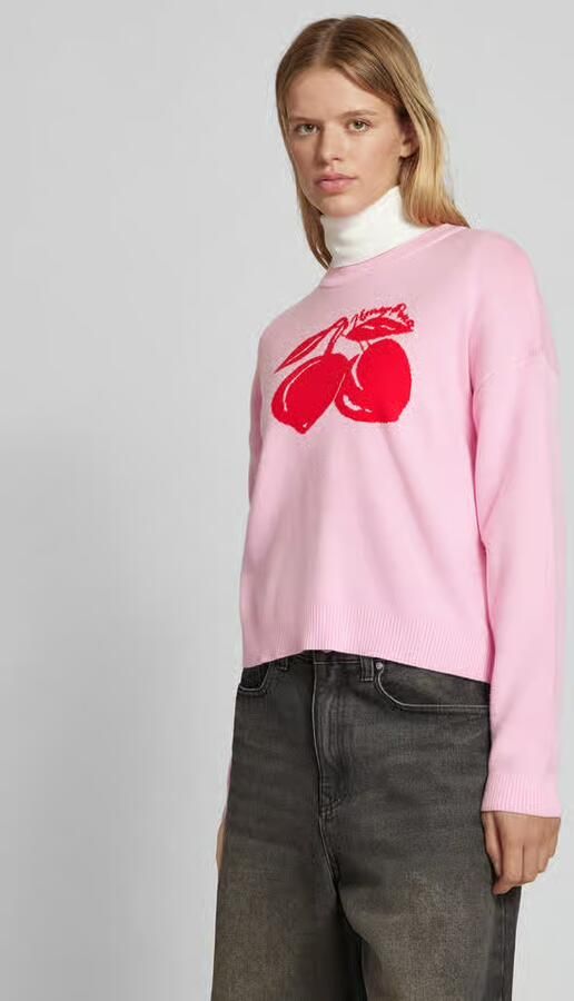 NOISY MAY Gebreide pullover met motiefprint model 'CERA' - Foto 2