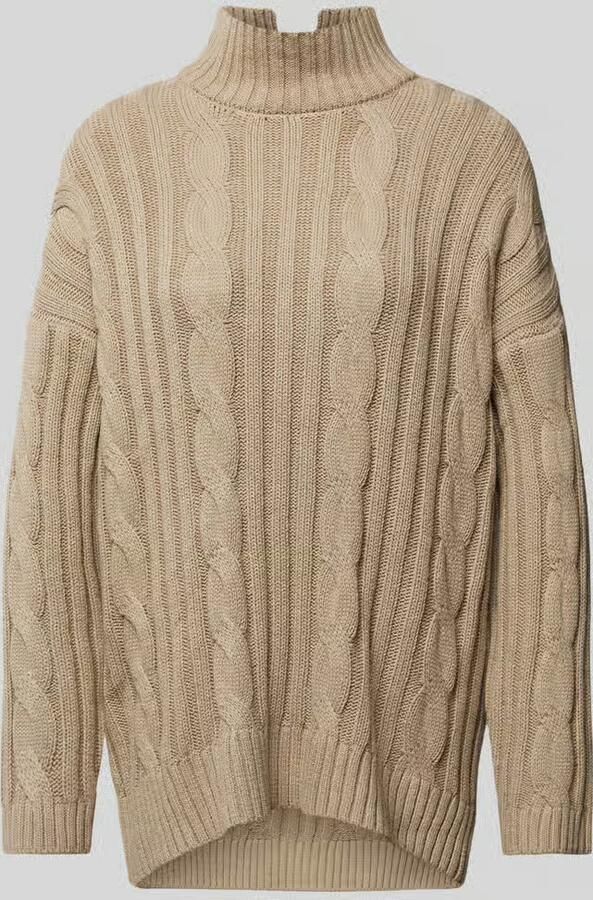 NOISY MAY Gebreide pullover met opstaande kraag en wol model 'HAYDA' - Foto 2