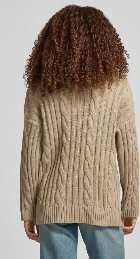 NOISY MAY Gebreide pullover met opstaande kraag en wol model 'HAYDA'