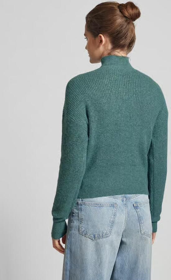 Noisy May Gebreide pullover met opstaande kraag model 'NELLA'