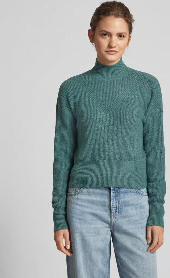 NOISY MAY Gebreide pullover met opstaande kraag model 'NELLA' - Foto 2