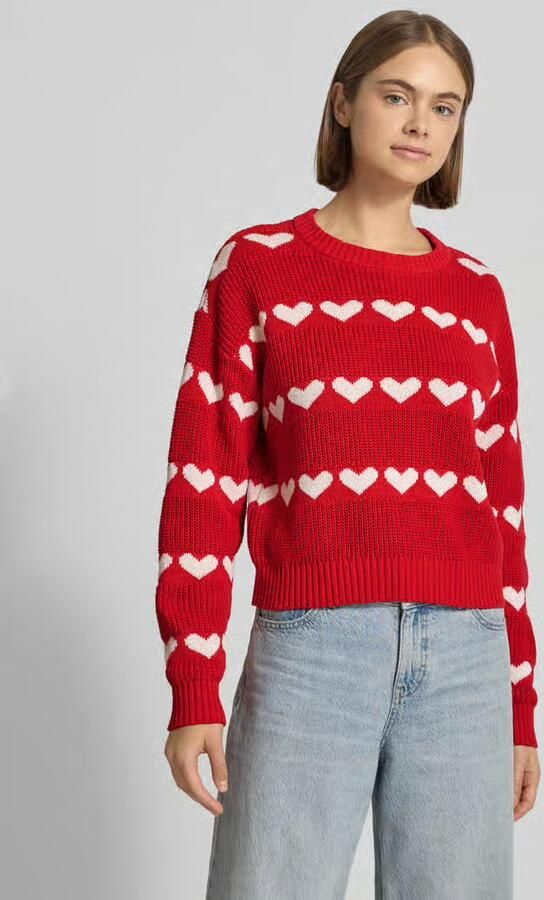 NOISY MAY Gebreide pullover met ronde hals model 'BLITZEN' - Foto 2