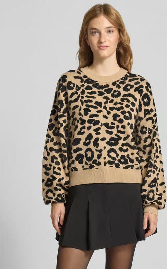 NOISY MAY Gebreide pullover met ronde hals model 'CHARLOTT' - Foto 10
