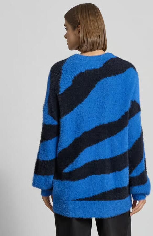 Noisy May Oversized gebreide pullover met ribboorden model 'HEIDI'