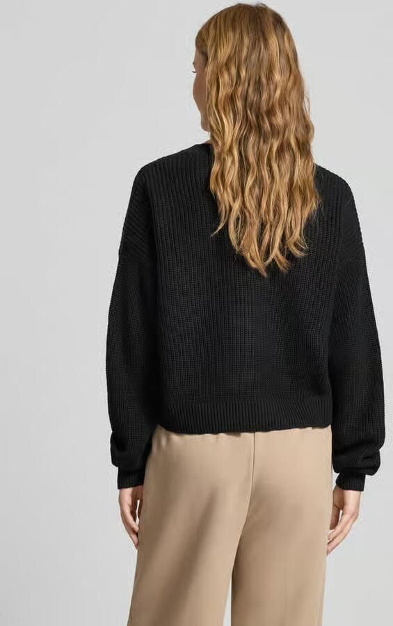 NOISY MAY relaxed fit pullover van katoenmix model 'Maysa' - Foto 2