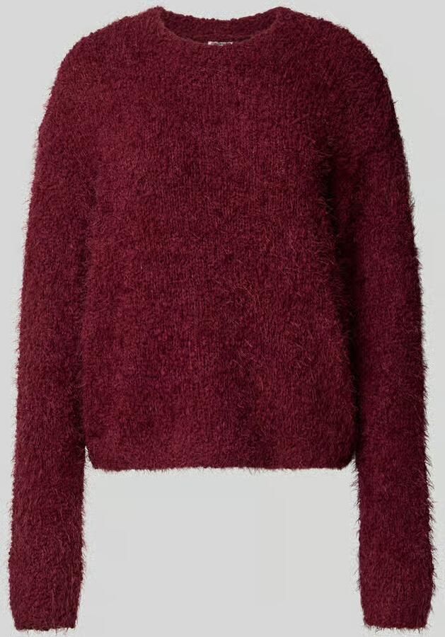 Noisy may Trui met ronde hals NMSASSY L S O-NECK KNIT FWD NOOS