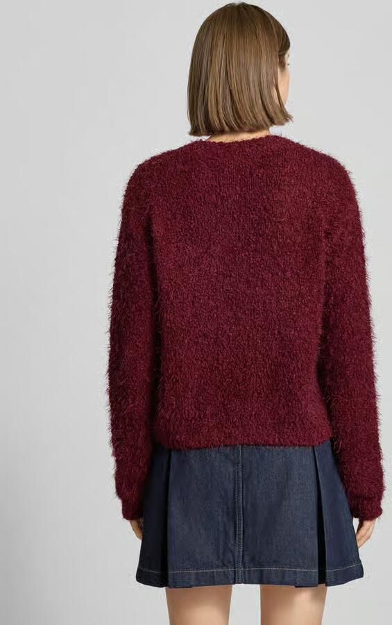 Noisy may Trui met ronde hals NMSASSY L S O-NECK KNIT FWD NOOS - Foto 9