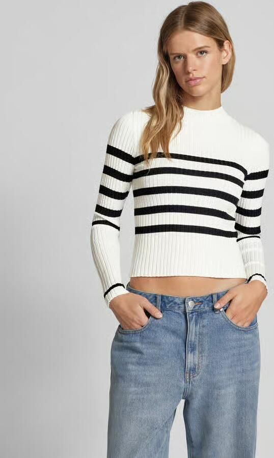 NOISY MAY Gebreide pullover van ribtricot model 'FIFI' - Foto 4