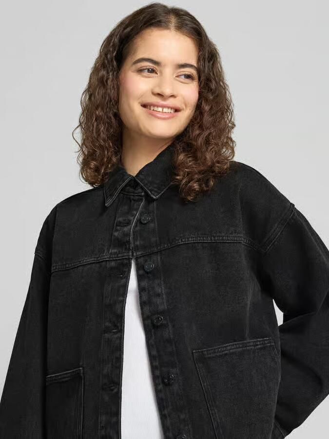 NOISY MAY jeansjack met opgezette zakken model 'KETTIE'