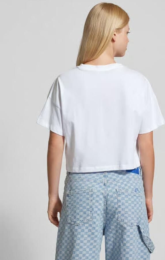 NOISY MAY Kort T-shirt met labeldetail model 'ALENA' - Foto 2