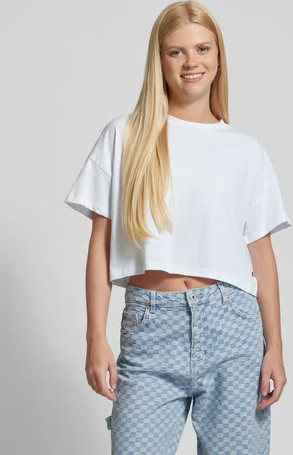 NOISY MAY Kort T-shirt met labeldetail model 'ALENA' - Foto 3