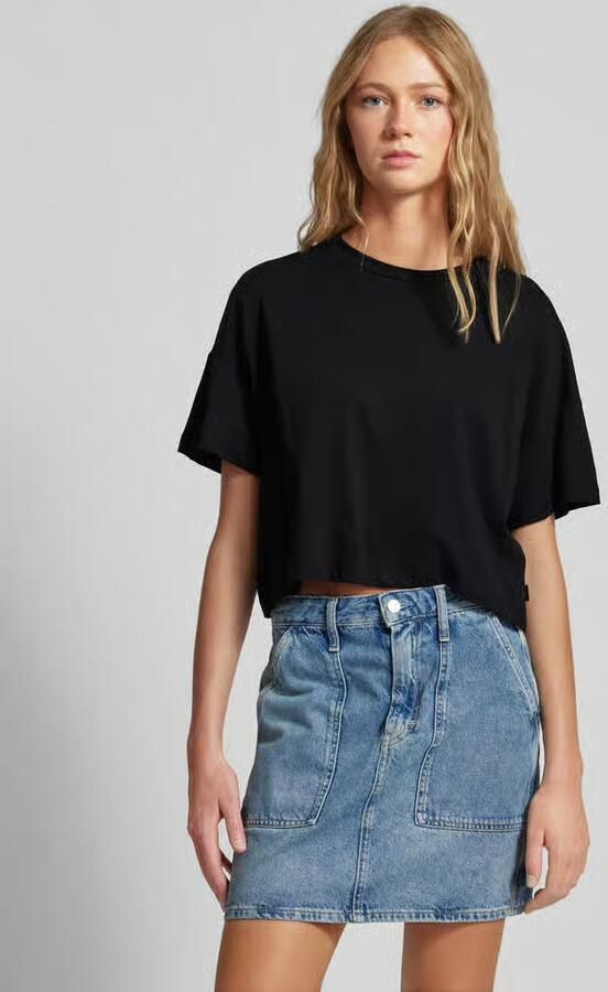 NOISY MAY Kort T-shirt met labeldetail model 'ALENA' - Foto 3