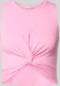 NOISY MAY Kort top met knoopdetail model 'TWIGGI'