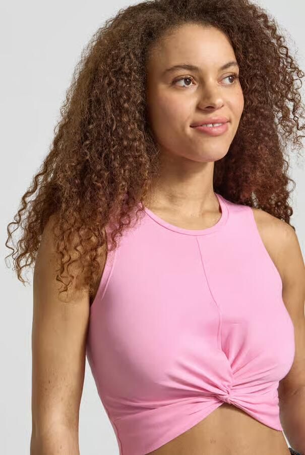 NOISY MAY Kort top met knoopdetail model 'TWIGGI'
