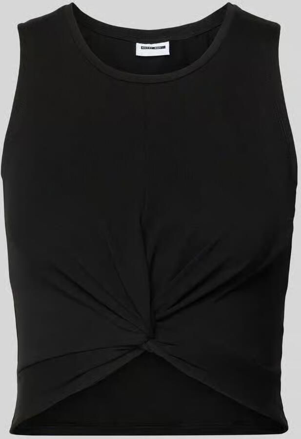 Noisy May Korte top met knoopdetail model 'TWIGGI' - Foto 4