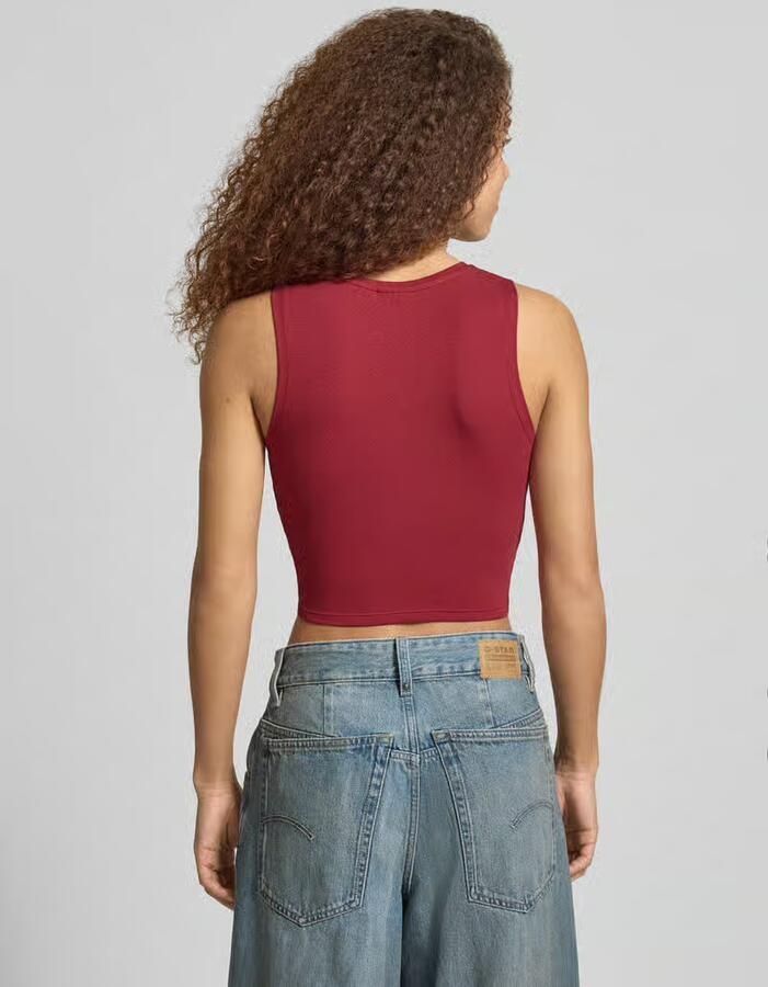 NOISY MAY Kort top met knoopdetail model 'TWIGGI'