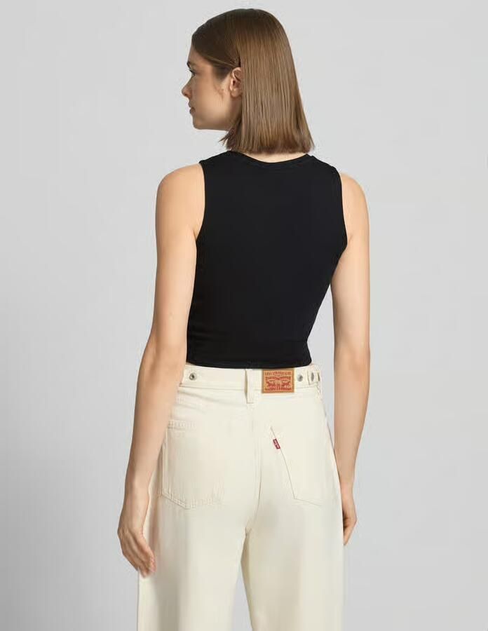 Noisy May Korte top met knoopdetail model 'TWIGGI' - Foto 3