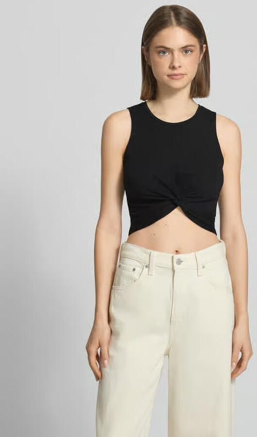 Noisy May Korte top met knoopdetail model 'TWIGGI' - Foto 6