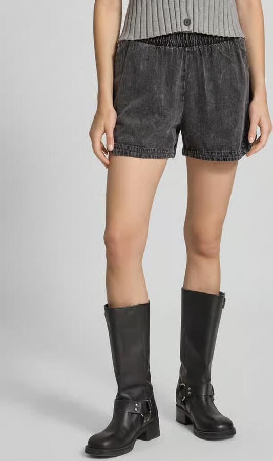 NOISY MAY Korte regular fit jeans met elastische band model 'OREGON' - Foto 2