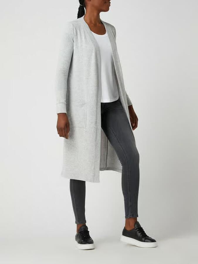 NOISY MAY Lange cardigan met sjaalkraag model 'City' - Foto 9