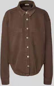 NOISY MAY Loose fit overshirt met wol met model 'ALVA'