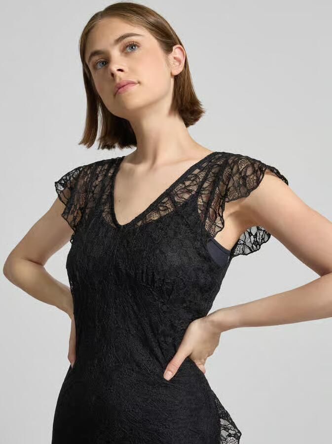 Noisy May Maxi-jurk met diep loopsplit model 'Lacey' - Foto 2