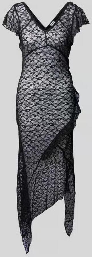Noisy May Maxi-jurk met diep loopsplit model 'Lacey'