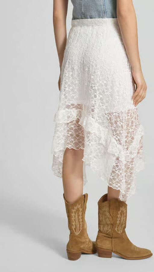 NOISY MAY Midirok met etskanteffect model 'LACEY'