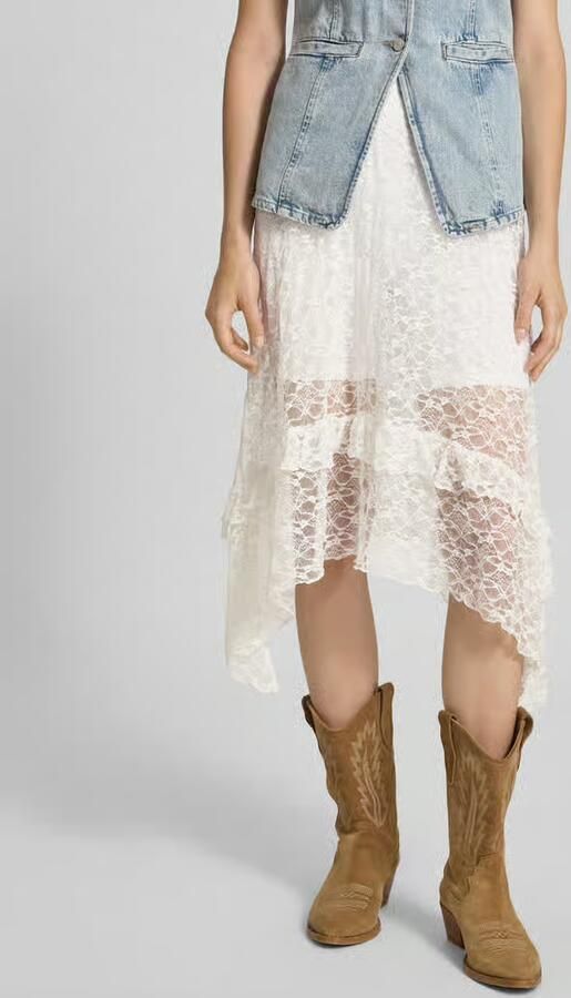 NOISY MAY Midirok met etskanteffect model 'LACEY' - Foto 2