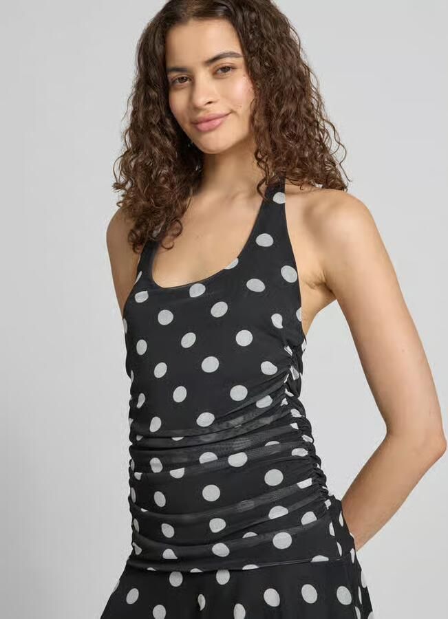 NOISY MAY mini-jurk met halter in all-over look model 'DOTTIE' - Foto 2