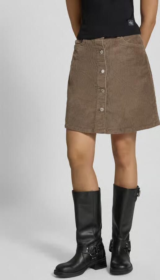 Noisy may Cordrok NMRONNIE NW A SHAPE SKIRT CORDUROY NOOS - Foto 15