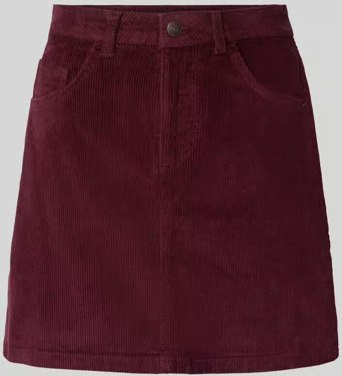 NOISY MAY Minirok van katoenmix in corduroy look model 'Yolanda'