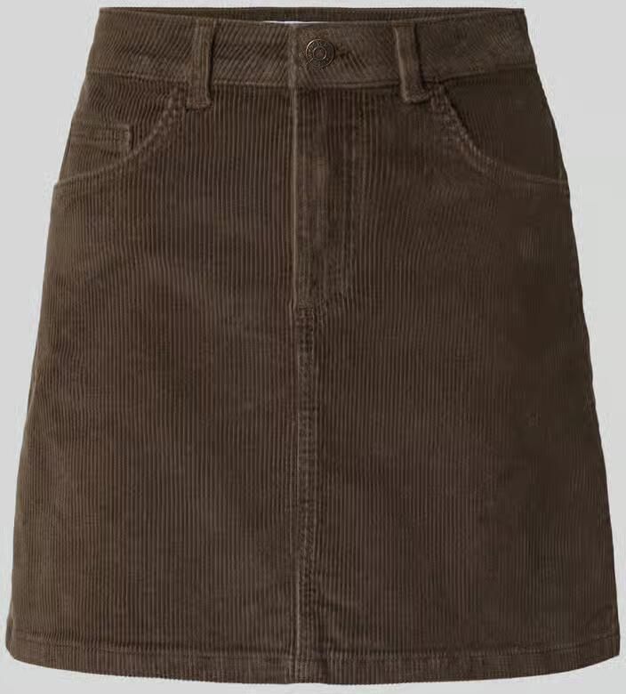 NOISY MAY Minirok van katoenmix in corduroy look model 'Yolanda'