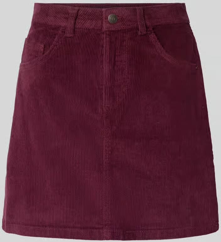 NOISY MAY Minirok van katoenmix in corduroy look model 'Yolanda'