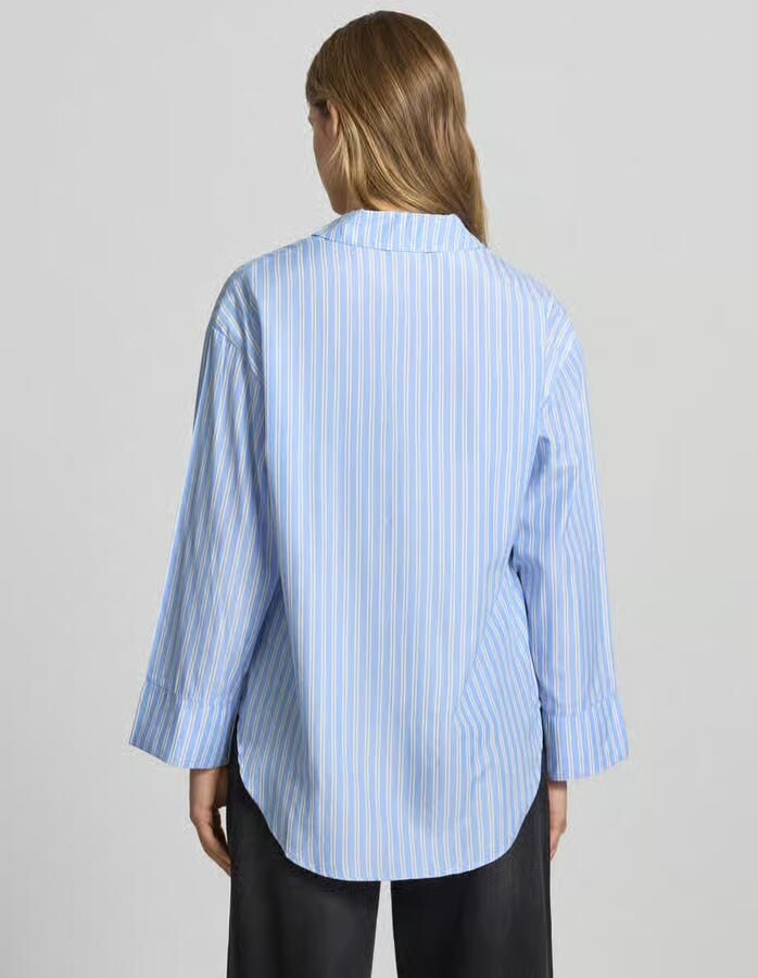 NOISY MAY Relaxed fit overhemdblouse met borstzak model 'FRIDA' - Foto 2