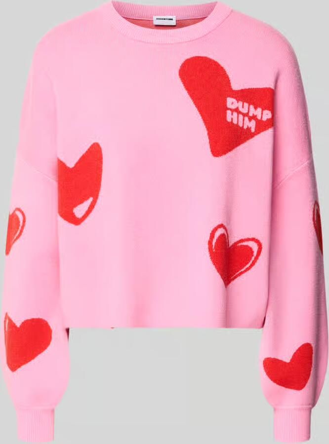 Noisy May Oversized gebreide pullover van viscosemix model 'SHYLA'