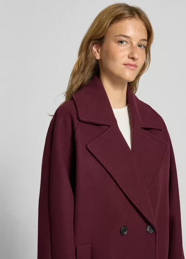 NOISY MAY Oversized lange jas met reverskraag model 'CICI'