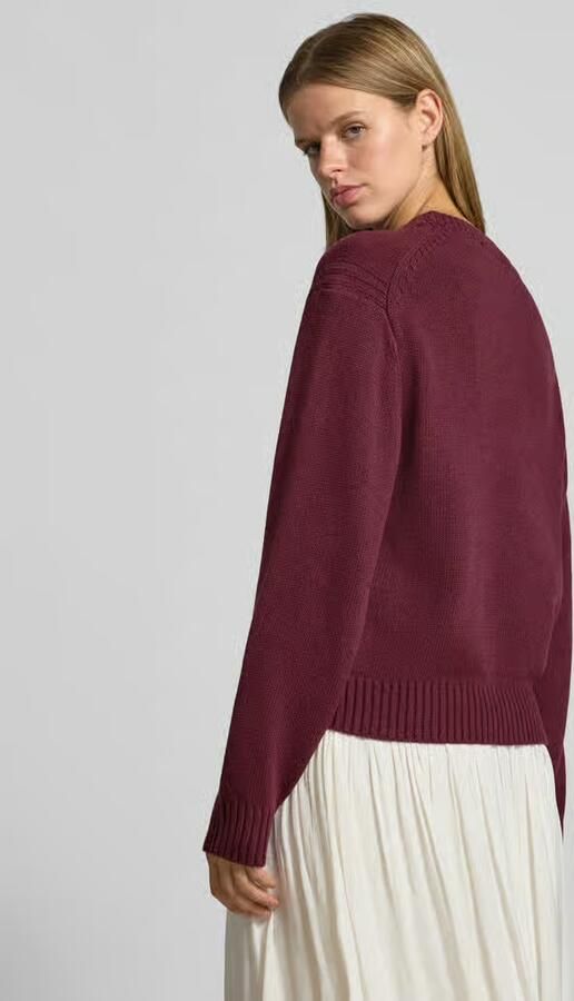 NOISY MAY pullover in relaxed fit van katoenmix in tricotlook - Foto 3