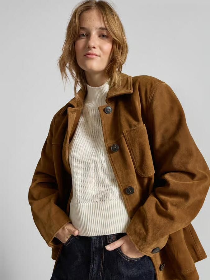Noisy may Trui met staande kraag NMDARA L S HIGH NECK KNIT FWD NOOS