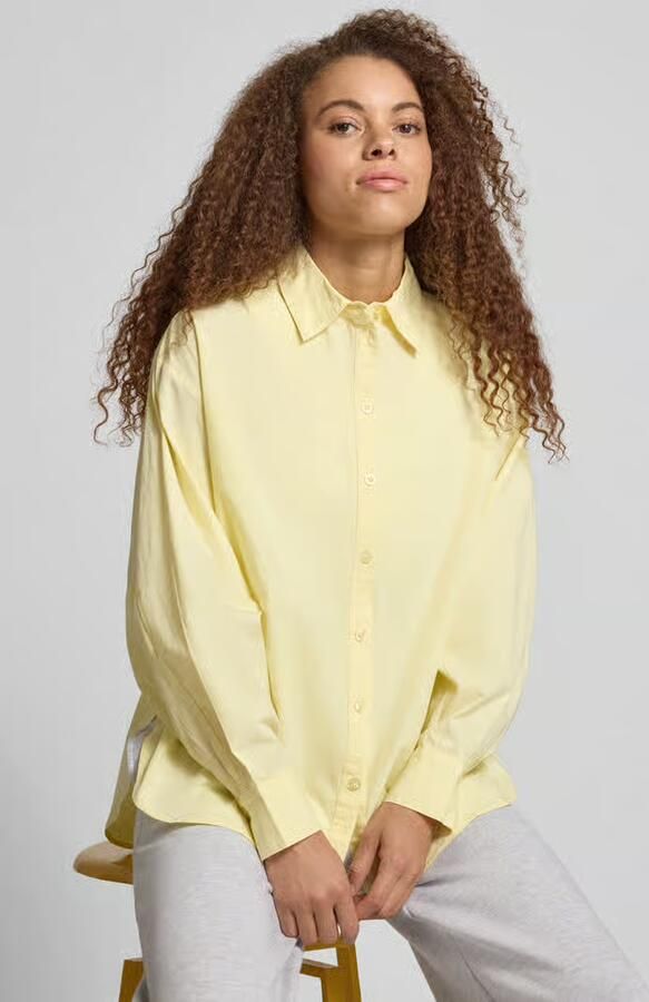NOISY MAY regular fit blouse van katoen model 'EMMA'