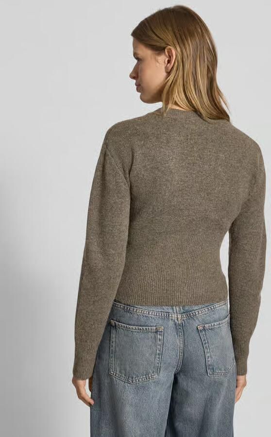 NOISY MAY Regular fit gebreide pullover met wol model 'SLOAN'
