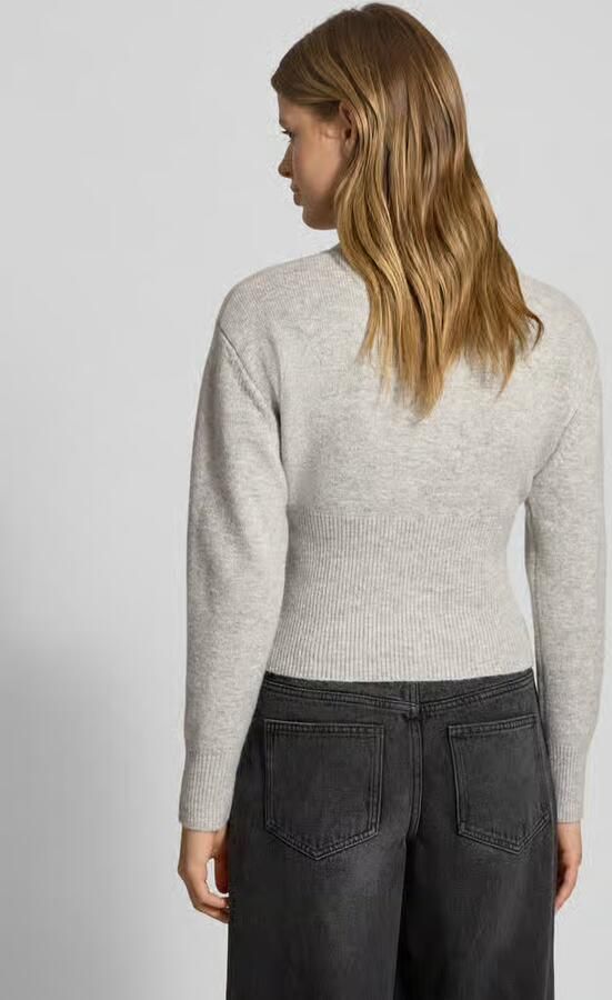 NOISY MAY Regular fit gebreide pullover met wol model 'SLOAN'