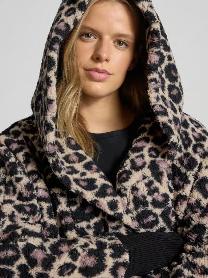 Noisy May Regular fit lange jas van imitatiebont model 'Cuddle' - Foto 2