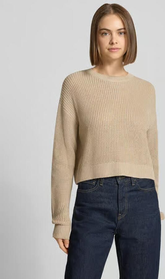NOISY MAY relaxed fit pullover van katoenmix model 'Maysa' - Foto 3