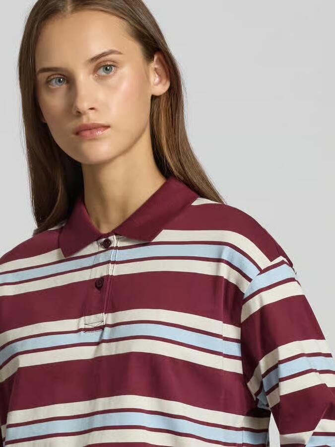 Noisy May Shirt met lange mouwen en korte knoopsluiting model 'AURA' - Foto 2