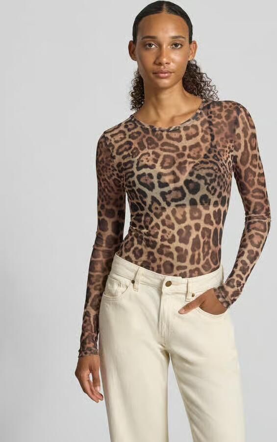 NOISY MAY Shirt met lange mouwen in semitransparant design model 'JUDITH' - Foto 2